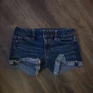 American Eagle Outfitters Dark Blue Jean Shorts